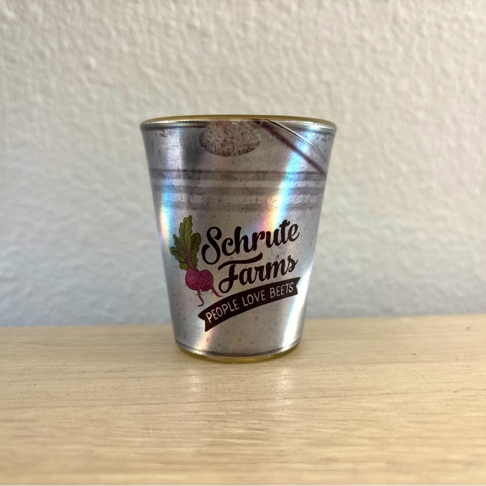 SCHRUTE FARMS NBC The Office TV Show Shot Glass
